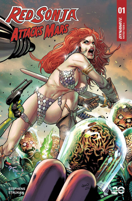 RED SONJA ATTACKS MARS #1 CVR C LAND