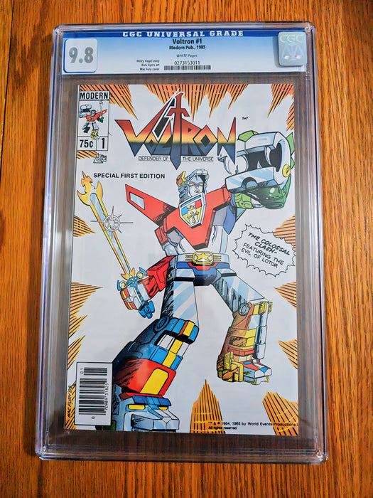 CGC 9.8 - Voltron #1 Newsstand - 1985